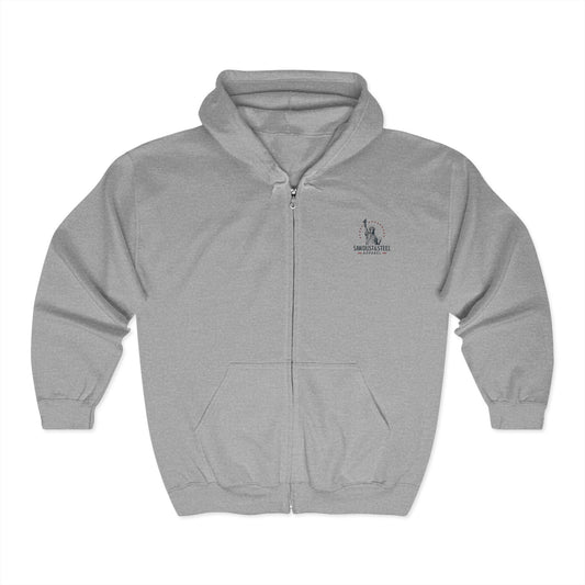 Bun's & Guns Unisex Full Zip Hooded Sweatshirt