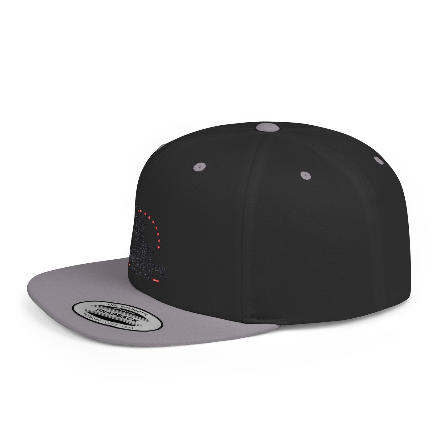 Patriotic Flat Bill Snapback Cap - Ideal for Outdoor Events, Gifts for Dad, Trendy Accessories, 4th of July, Casual Wear