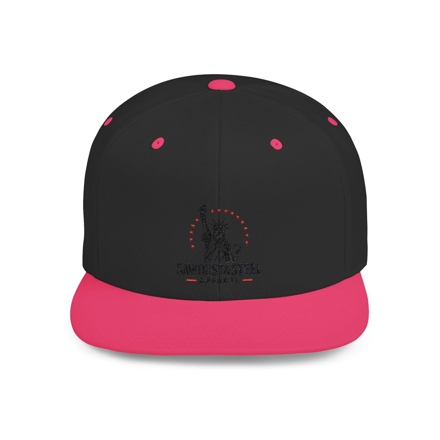 Patriotic Flat Bill Snapback Cap - Ideal for Outdoor Events, Gifts for Dad, Trendy Accessories, 4th of July, Casual Wear