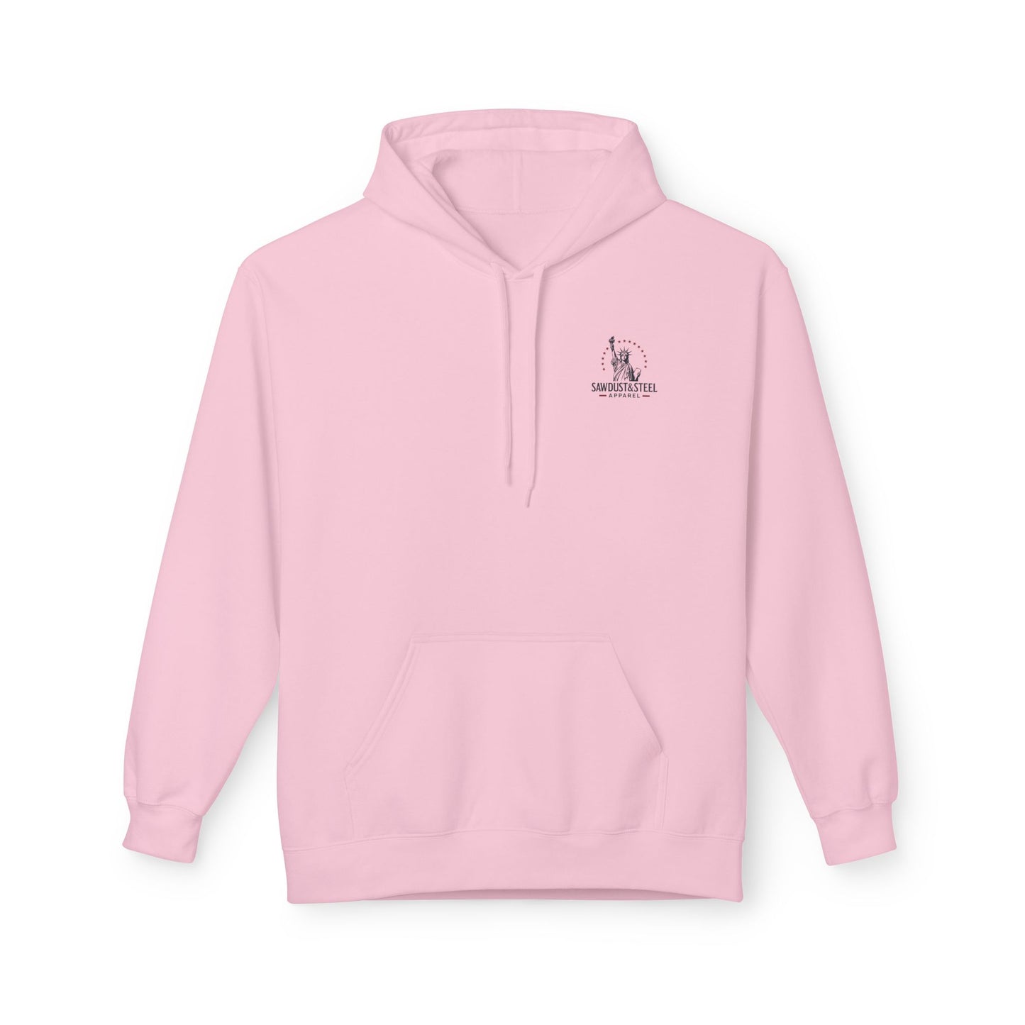 Fleece Hoodie - Patriotic Gun Enthusiast and Woodcraft Venturer Logo Sweatshirt