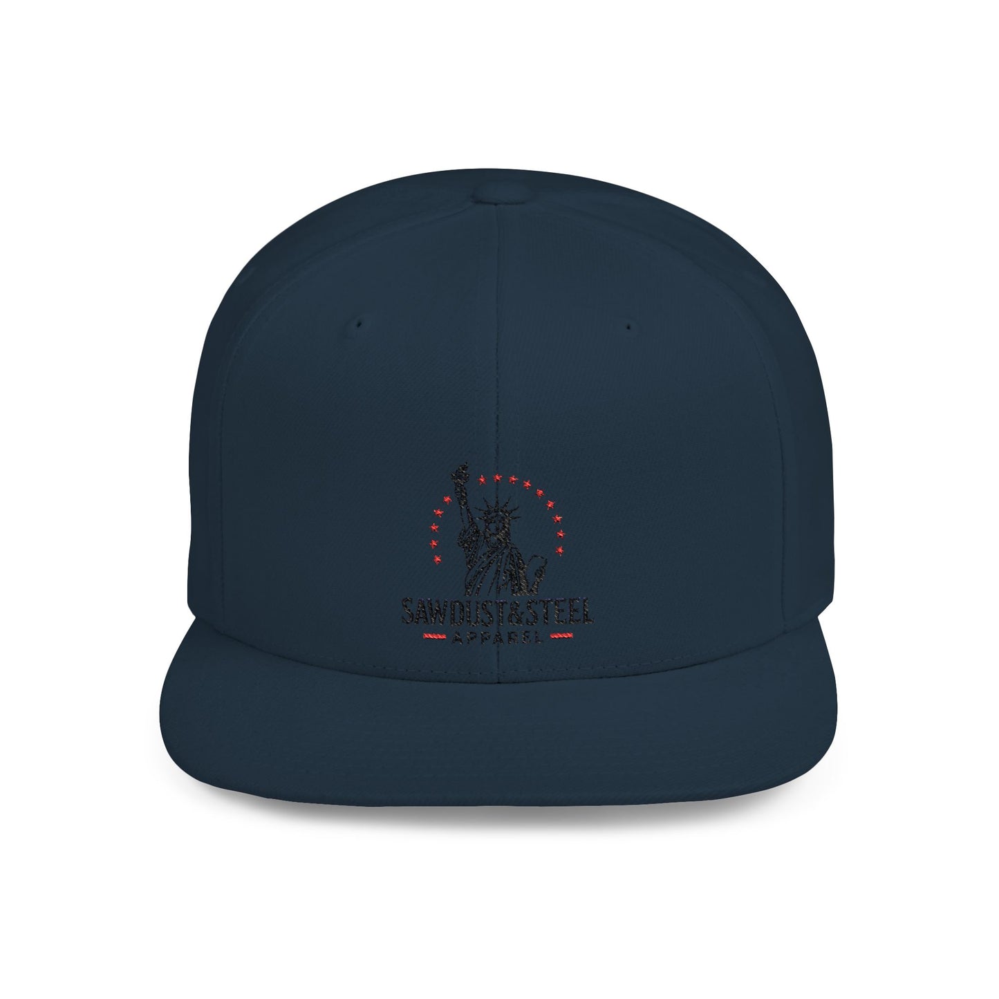 Patriotic Flat Bill Snapback Cap - Ideal for Outdoor Events, Gifts for Dad, Trendy Accessories, 4th of July, Casual Wear