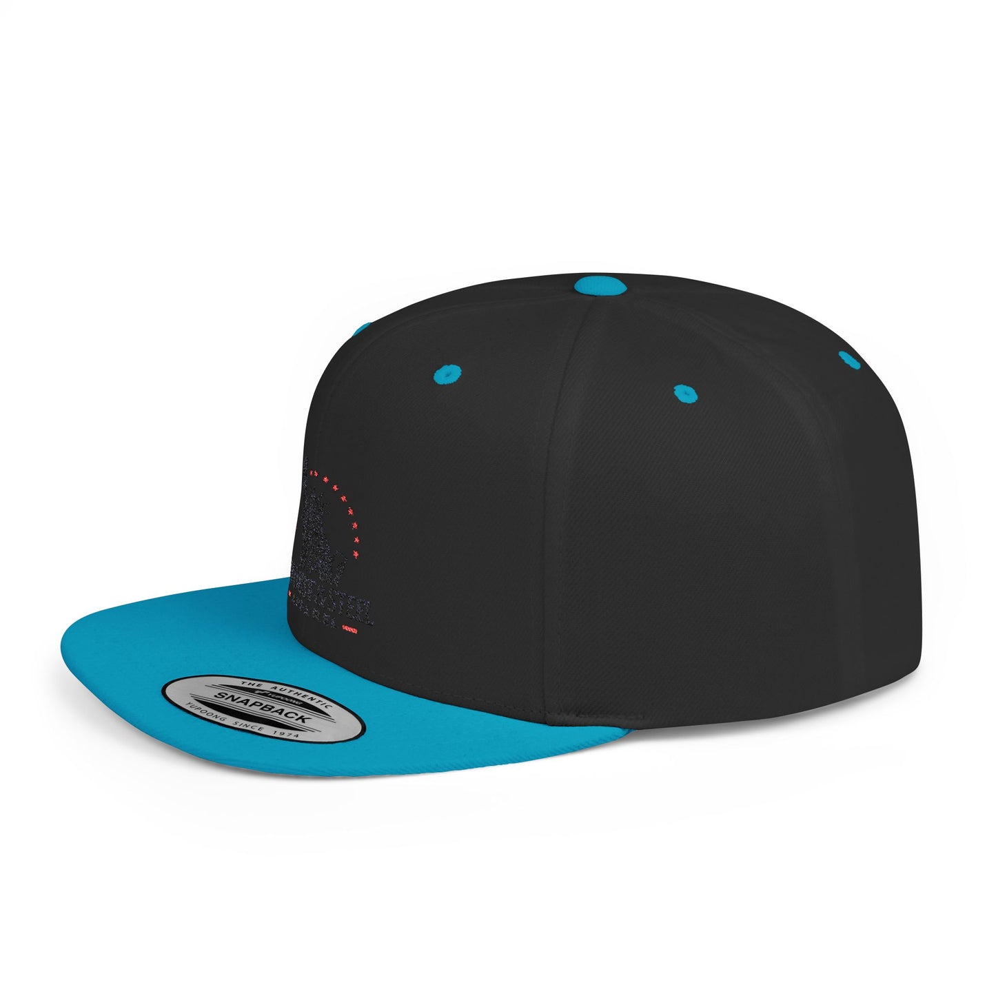 Patriotic Flat Bill Snapback Cap - Ideal for Outdoor Events, Gifts for Dad, Trendy Accessories, 4th of July, Casual Wear