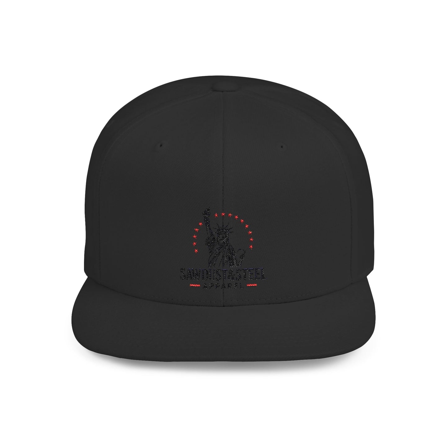 Patriotic Flat Bill Snapback Cap - Ideal for Outdoor Events, Gifts for Dad, Trendy Accessories, 4th of July, Casual Wear