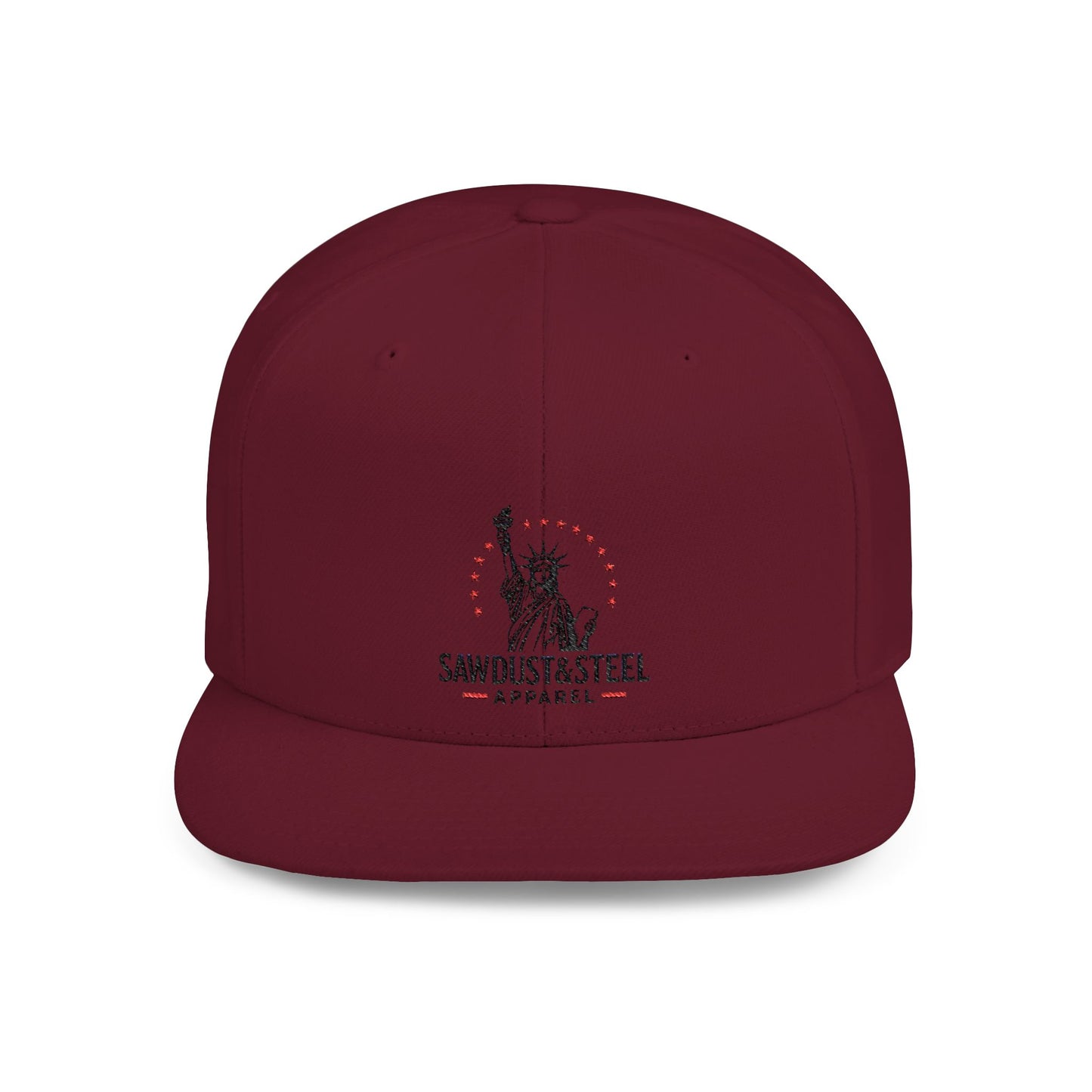 Patriotic Flat Bill Snapback Cap - Ideal for Outdoor Events, Gifts for Dad, Trendy Accessories, 4th of July, Casual Wear