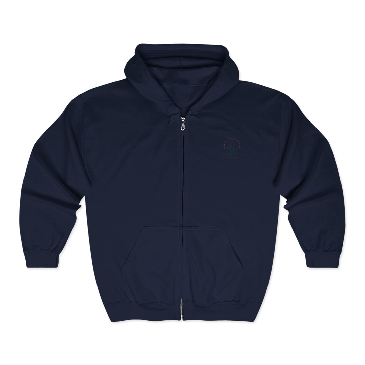 Bun's & Guns Unisex Full Zip Hooded Sweatshirt