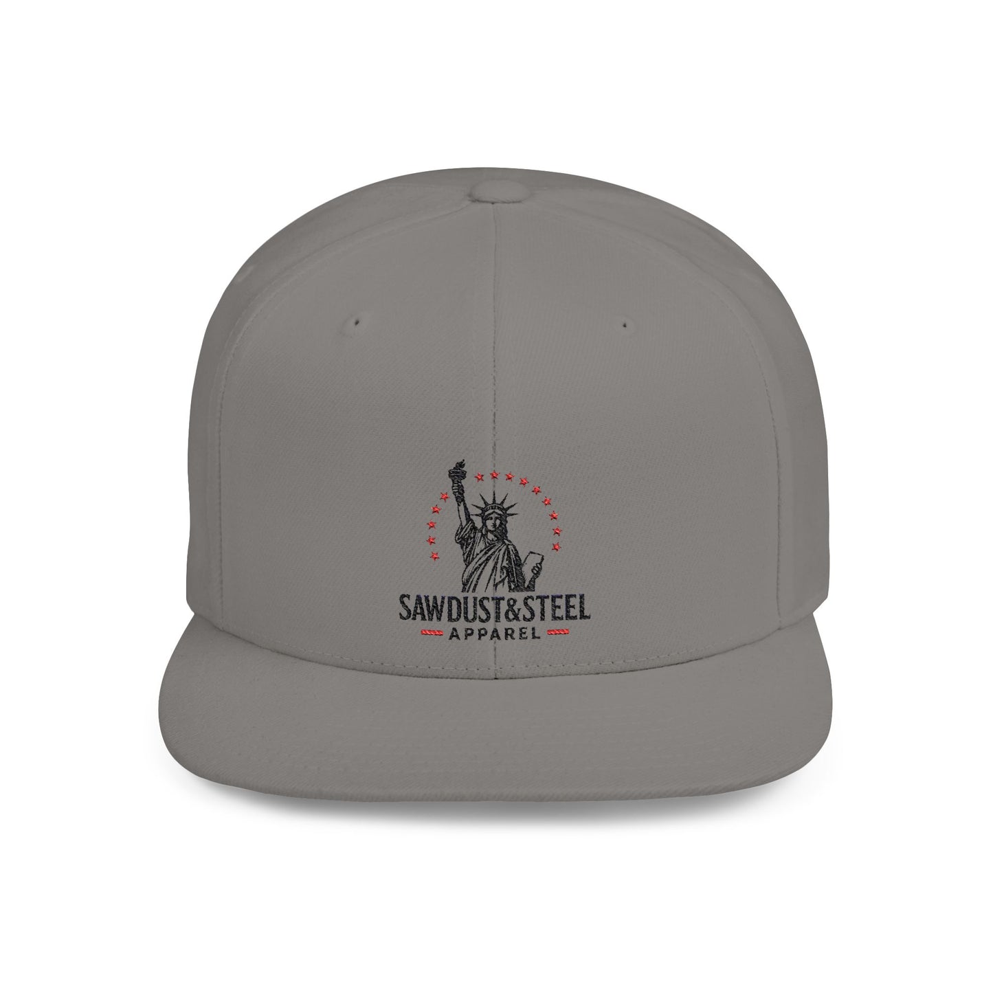 Patriotic Flat Bill Snapback Cap - Ideal for Outdoor Events, Gifts for Dad, Trendy Accessories, 4th of July, Casual Wear