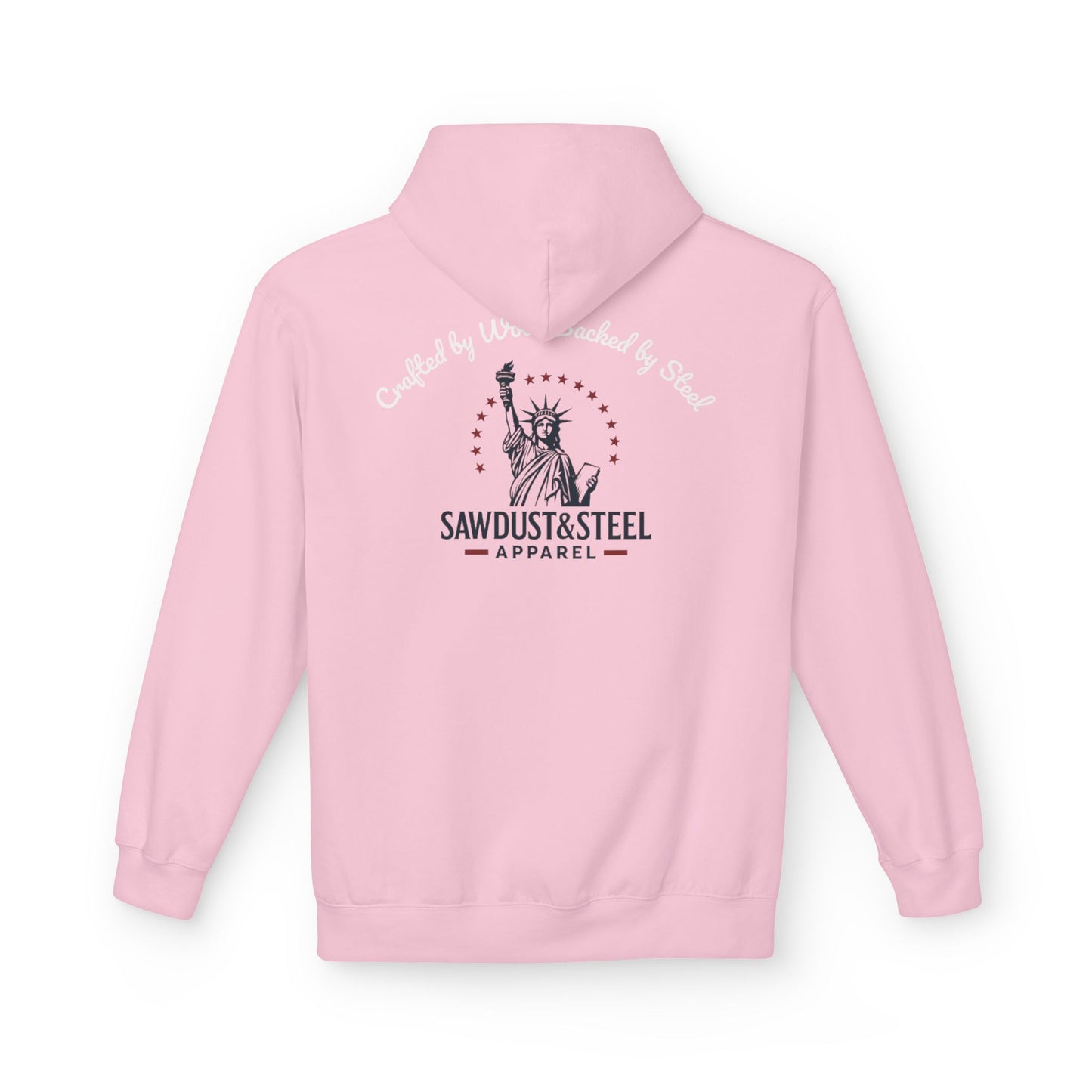 Fleece Hoodie - Patriotic Gun Enthusiast and Woodcraft Venturer Logo Sweatshirt