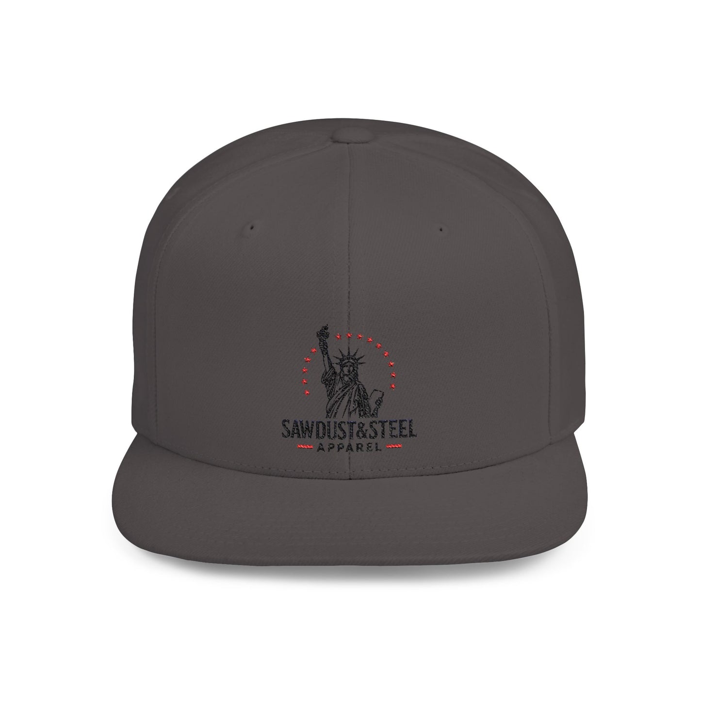 Patriotic Flat Bill Snapback Cap - Ideal for Outdoor Events, Gifts for Dad, Trendy Accessories, 4th of July, Casual Wear