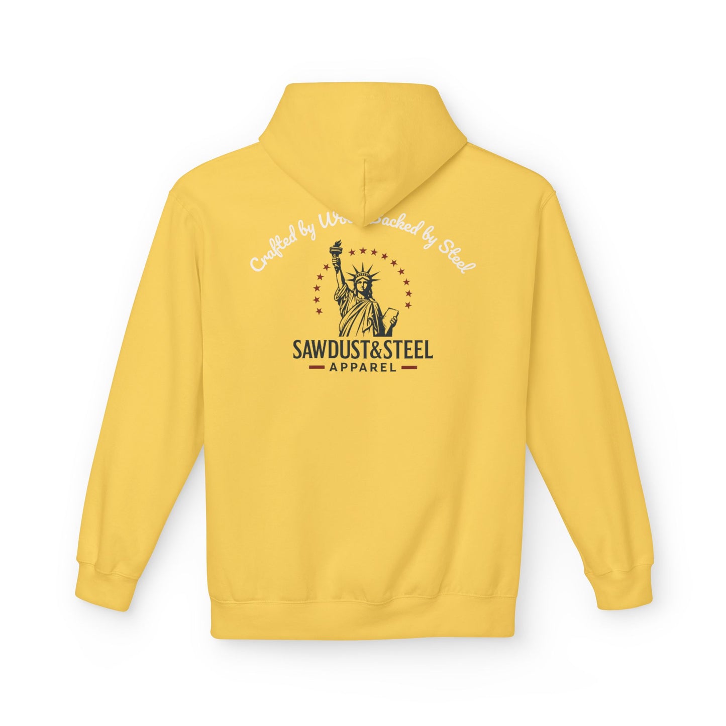 Fleece Hoodie - Patriotic Gun Enthusiast and Woodcraft Venturer Logo Sweatshirt